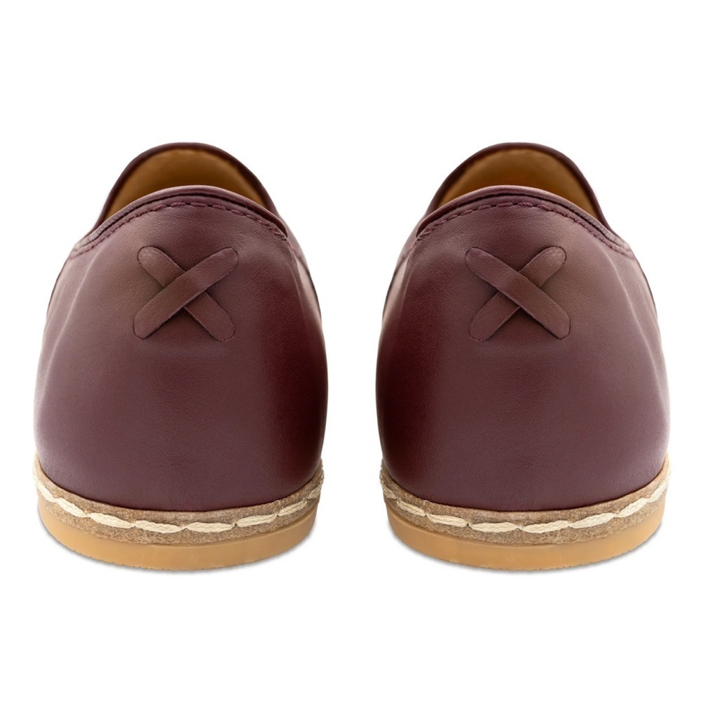Charix Comfort Travel Office Men's Bordeaux Leather Slip-On Shoes size 10.5-11 - Picture 2 of 15